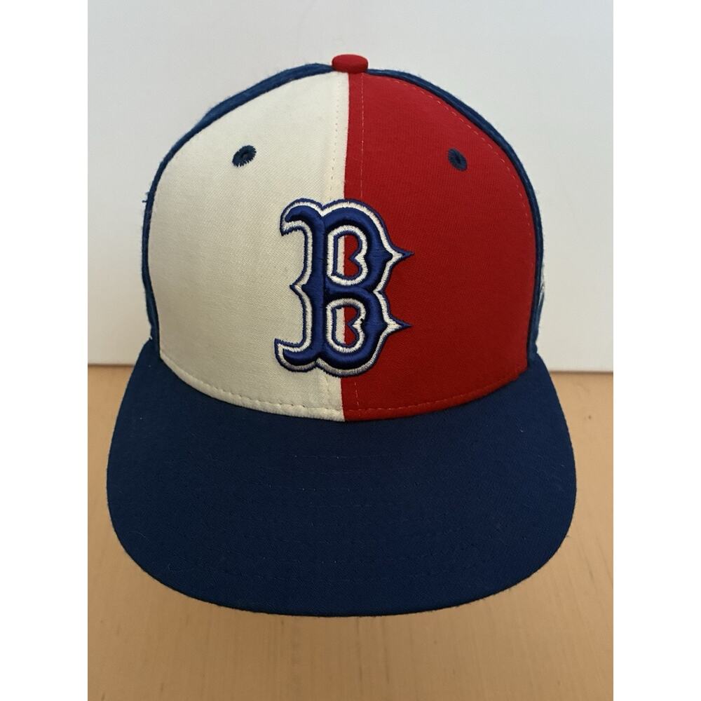 New Era 5950 Boston Red Sox Size 1 1/8 MLB 100% Wool Baseball Hat Cap Made USA - Picture 15 of 15